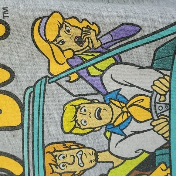 SCOOBIE-DOO! Women's Vintage gray tee. BY SCOOPY-DOO LOVE TRIBE. - Picture 4 of 5